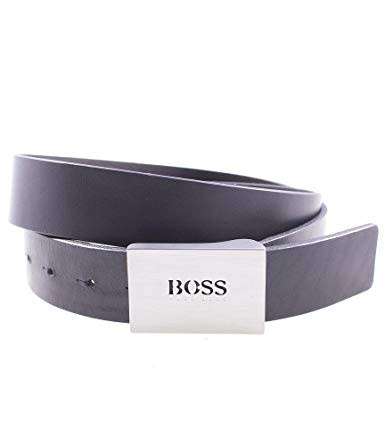 Hugo Boss Black Leather Small Brody Men's belt